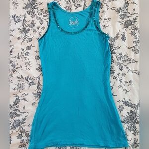 Blue tank top  size S
